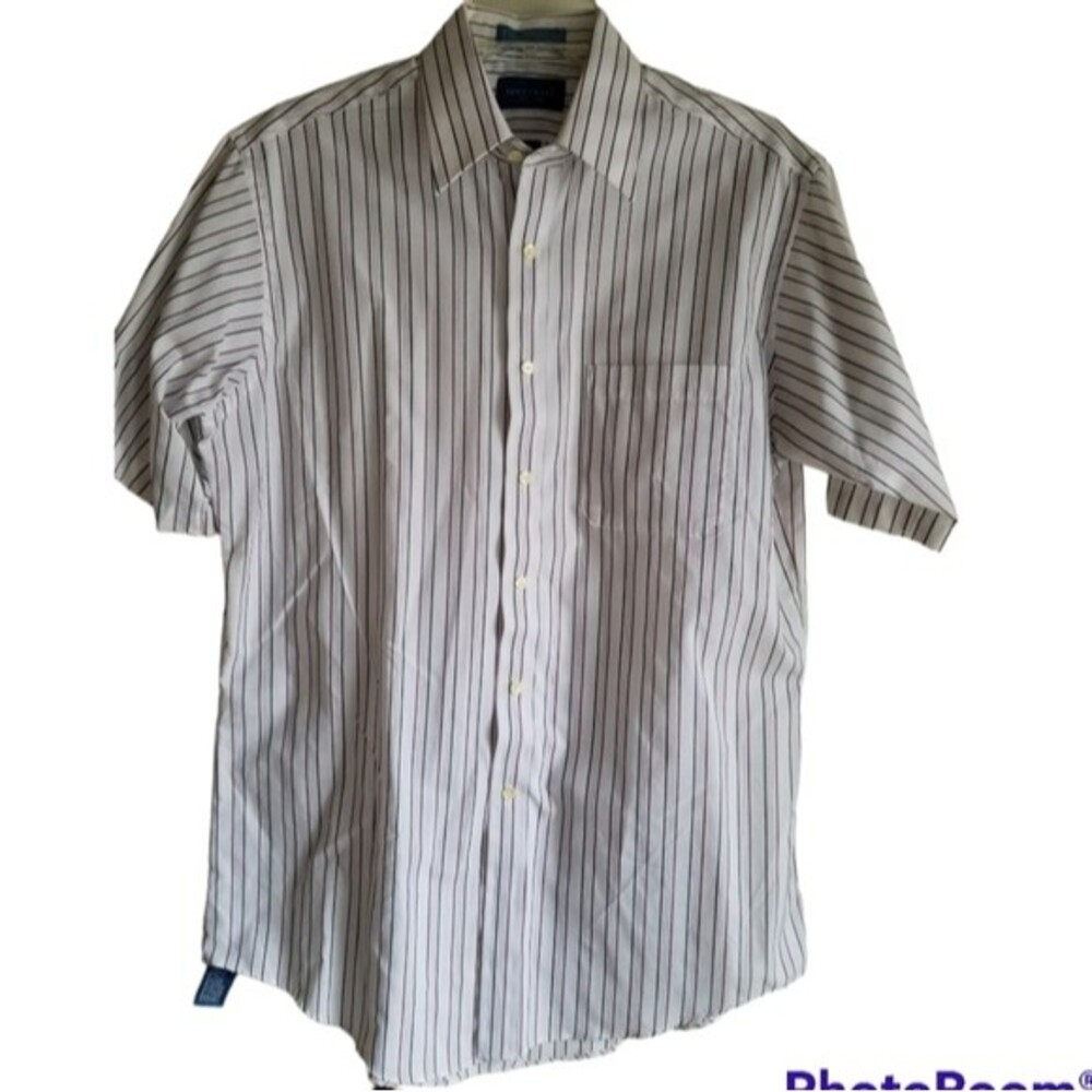Towncraft Men's Dress Button Down Shirt Size M / 15.5